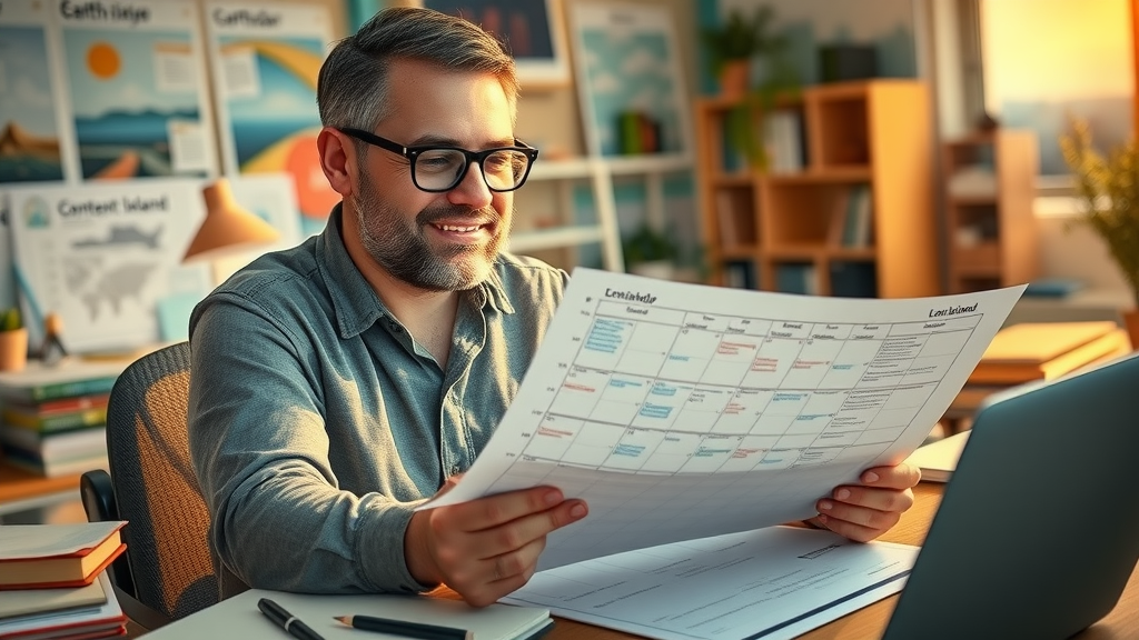 content marketing strategy calendar for Long Island digital marketing campaign