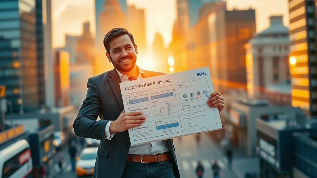 aspirational business owner digital marketing roadmap boosting sales strategy city digital overlays