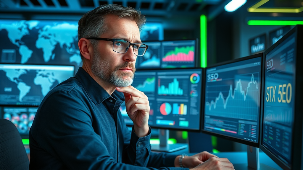 Long Island advertising agency expert analyzing content marketing SEO data