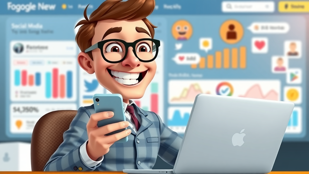 creative social media manager analyzing engagement metrics, social media content strategy, dashboard and notifications