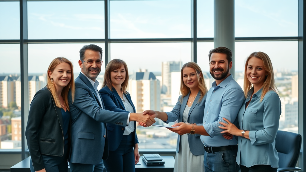 Professional Long Island digital marketing agency meeting local business for campaign planning