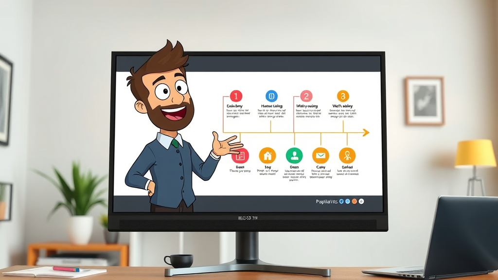 Animated explainer video engaging viewers to increase conversion rates
