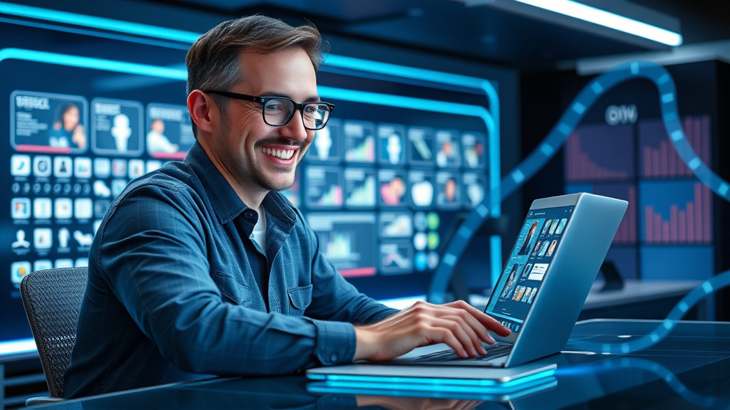 digital marketer scheduling social media videos for maximizing engagement rate and audience reach