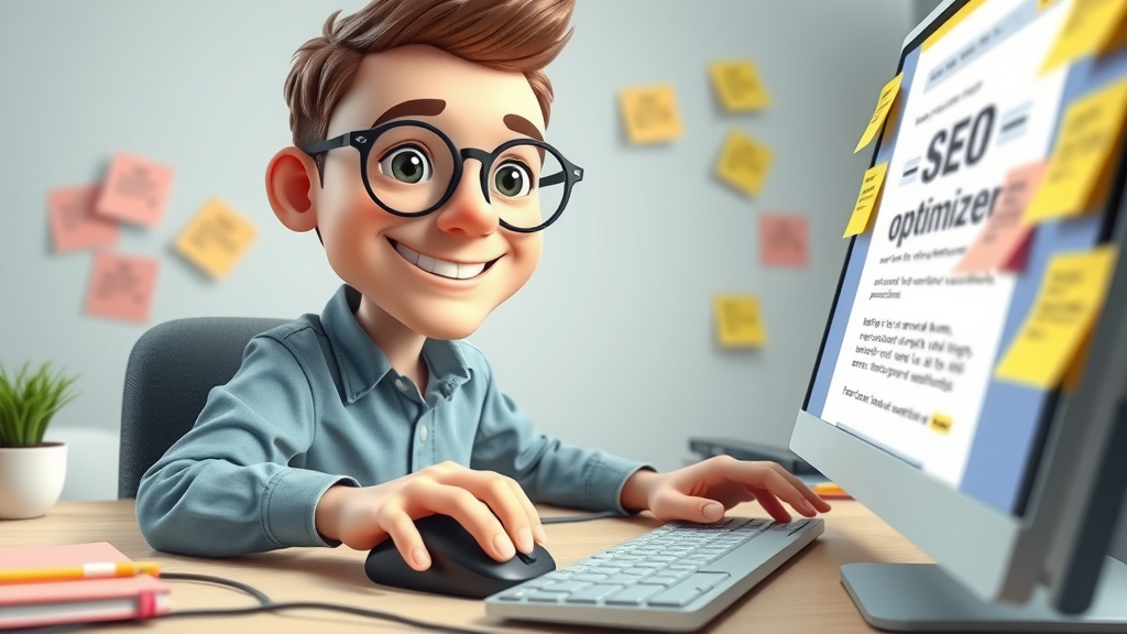 Content creator editing an SEO-optimized blog for SEO tips for small business blogs