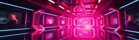 cutting-edge video content, inspired expression, artistically conceptualizing, photorealistic, digital space with futuristic design, highly detailed, VR elements involved, ultra-sharp clarity, bold contrasting colors, backlit glowing effects, shot with a 100mm lens.