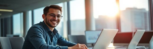 strategic conversion funnel, satisfied expression, monitoring performance, photorealistic, sleek boardroom bathed in sunlight, highly detailed, evolving charts on devices, crisp resolution, monochromatic scheme, rim lighting effect, shot with a 50mm lens.
